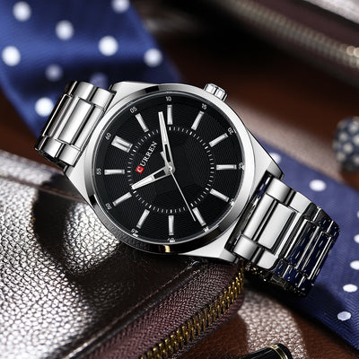 Reloj Empresarial Impermeable para Hombre con Cierre de Barra - Image 24