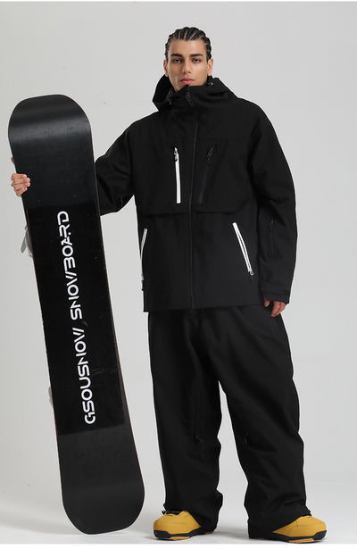 Abrigo de Esquí Acolchado Transpirable Impermeable - Image 15