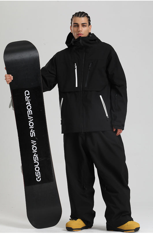 Abrigo de Esquí Acolchado Transpirable Impermeable - Image 15
