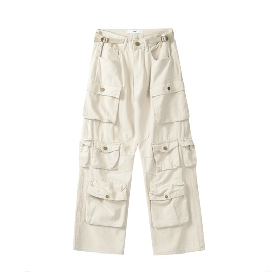 Pantalones Cargo con Bolsillos Tridimensionales y Múltiples Compartimentos - Image 10