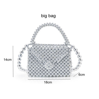 Bolsa Diagonal Tejida Artesanal Mini - Diseño Cute Acrílico Hecho a Mano - Image 13