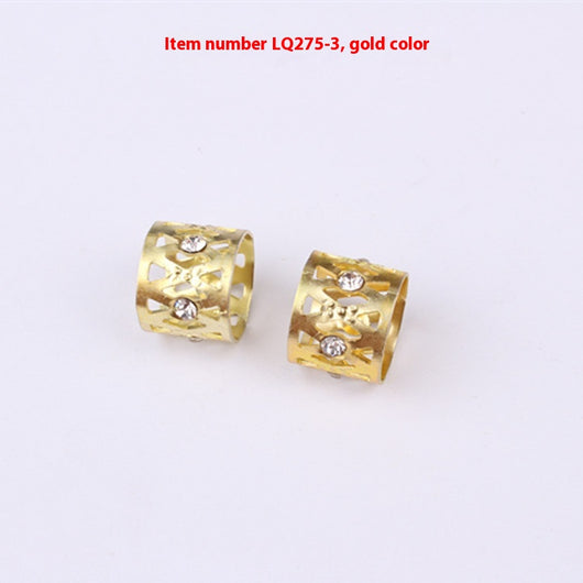 Anillos para Cabello y Pelucas con Joyas - Set de 7 Colores en Aluminio - Image 29