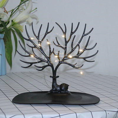 Organizador de Joyas con Soporte Decorativo Árbol - Estuches y Exhibidor para Anillos, Collares y Pulseras - Image 27