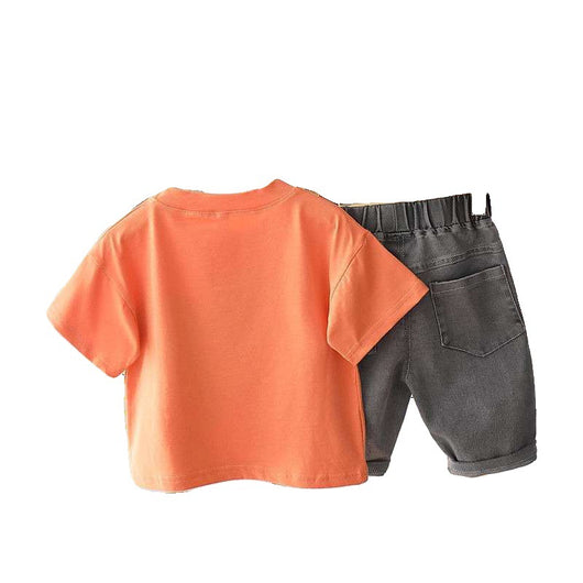 Conjunto Deportivo Infantil Estilo Vaquero de Manga Corta - Image 2