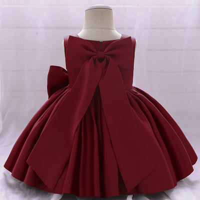Vestido Infantil de Fiesta con Gran Lazo - Image 17