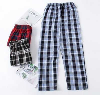 Pantalones de Dormir de Algodón con Cuadros para Hombre - Image 6