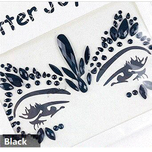 Pegatinas Faciales de Diamante Acrílico Estilo Europeo y Americano - Image 5