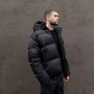 Abrigo de Plumón de Pato Blanco Premium para Parejas Invierno - Image 4