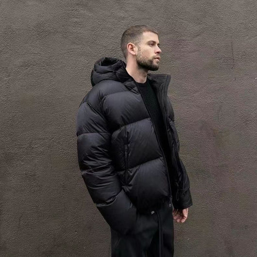 Abrigo de Plumón de Pato Blanco Premium para Parejas Invierno - Image 4