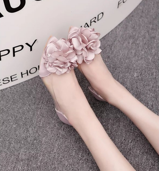 Zapatos Planos de Punta Fina con Flores para Mujer - Comodidad y Elegancia - Image 4