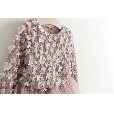 Vestido Princesa de Pétalos para Niña - Colección Invierno - Image 6