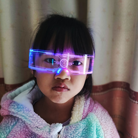 Gafas de Sol Luminosas Tech Sense - Estilo Moderno para Niños y Niñas - Image 5