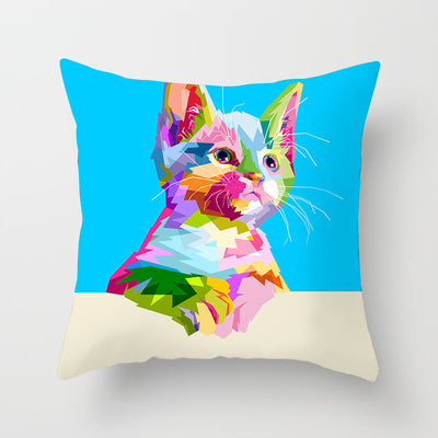 Funda de Almohada Cuadrada con Animales Estilo Nórdico - Image 6