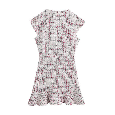 Vestido Patchwork Texturizado con Detalles Bordados para Mujer - Image 21