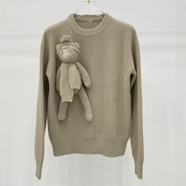 Suéter de Lana Unisex Clásico de Cuello Alto