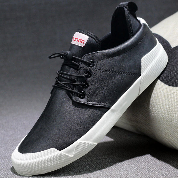 Zapatos Casuales de Cuero para Hombre con Cordones