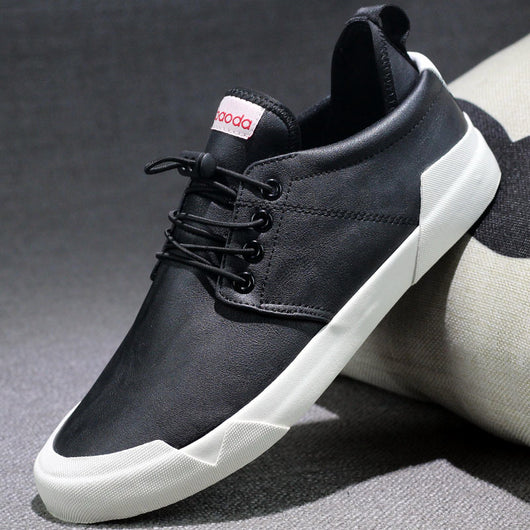 Zapatos Casuales de Cuero para Hombre con Cordones
