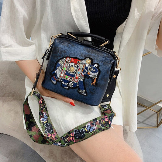 Bolsa de Bordado Exótico de Buena Fortuna