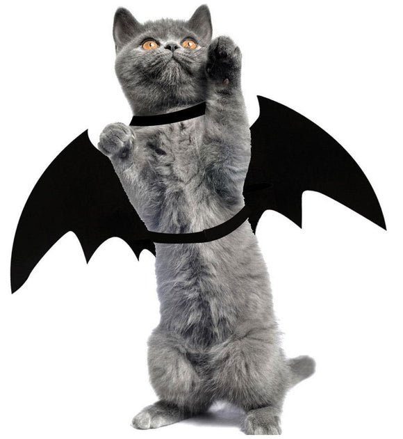 Disfraz de Murciélago para Mascotas - Alas de Halloween para Gatos y Perros
