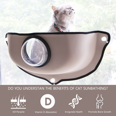Hamaca de Ventana para Gatos con Ventosas - Image 3
