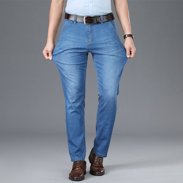 Jeans de Corte Recto para Hombre - Estilo Ejecutivo