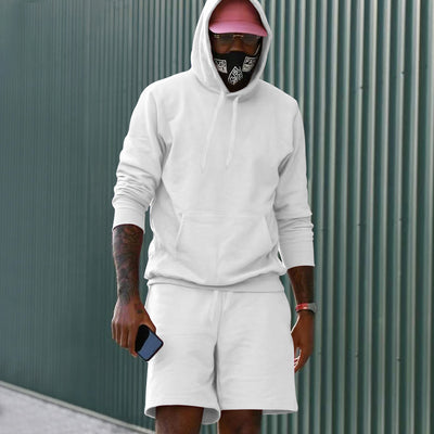 Conjunto de Sudadera y Shorts con Forro Polar para Hombre - Image 7