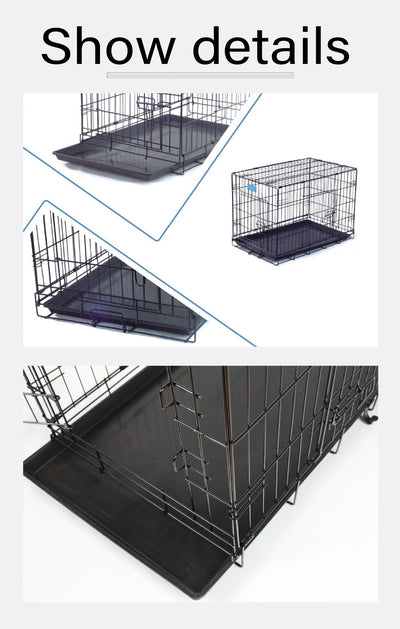 Jaula Plegable de Alambre para Perros Grandes y Mascotas - Image 3