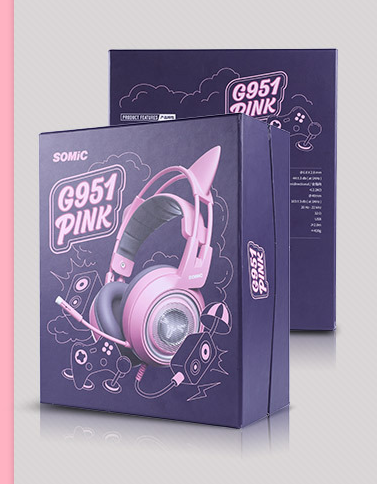 Auriculares Gaming G951 7.1 Sonido Envolvente USB con Orejas LED - Image 3