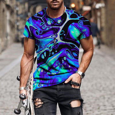 Playera Casual con Gráfico 3D para Hombre - Image 4