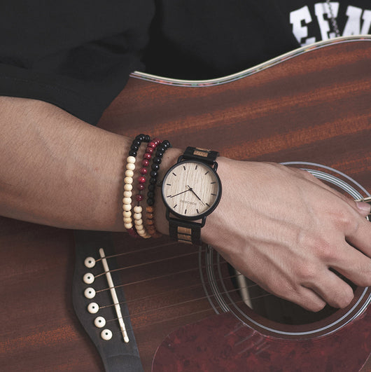 Reloj de Madera para Hombre - Diseño Artístico y Casual - Image 4