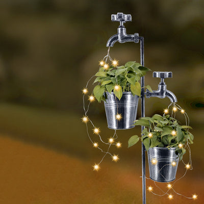 Luz Solar para Jardín con Grifo Decorativo - Image 2