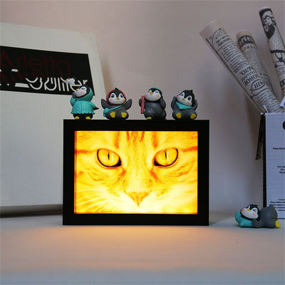 Lámpara Fotográfica Personalizada - Luz Nocturna DIY con Marco de Fotos - Image 5