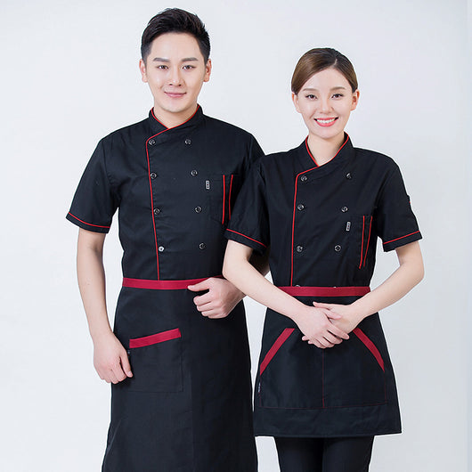 Uniforme de Chef Pastelero Manga Corta Profesional - Image 2