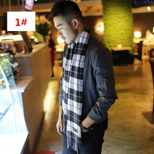 Bufanda Cuadrille Cálida para Hombre - Estilo Casual Versátil - Image 34