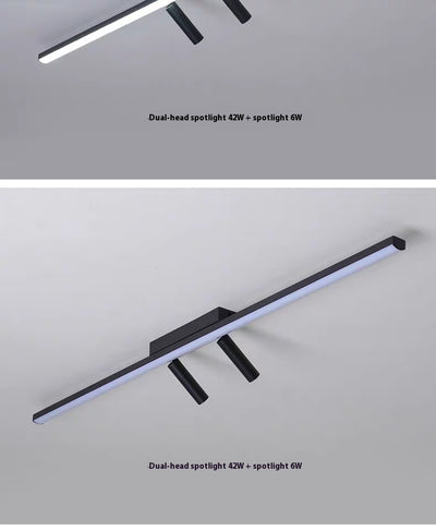Lámpara de Techo Minimalista de Palabra Única para Vestidores - Image 11