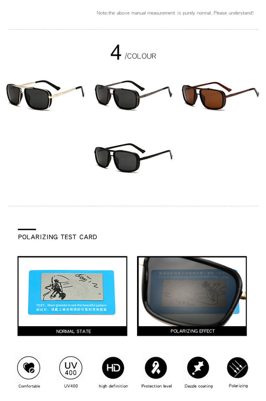 Gafas de Sol Polarizadas Kagal Oval - Estilo Punk TAC - Image 9