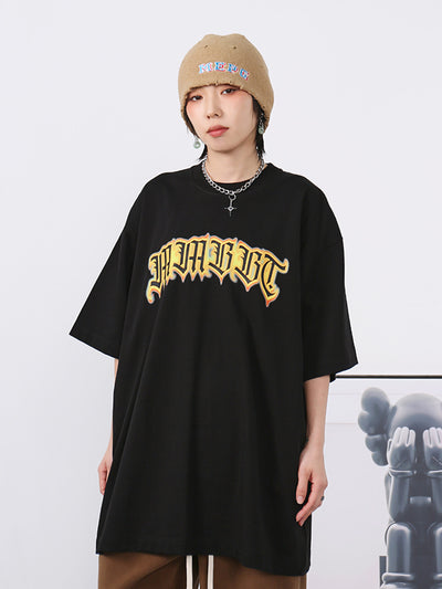 Camiseta Retro de Algodón Estampada para Mujer - Estilo Americano Clásico - Image 3
