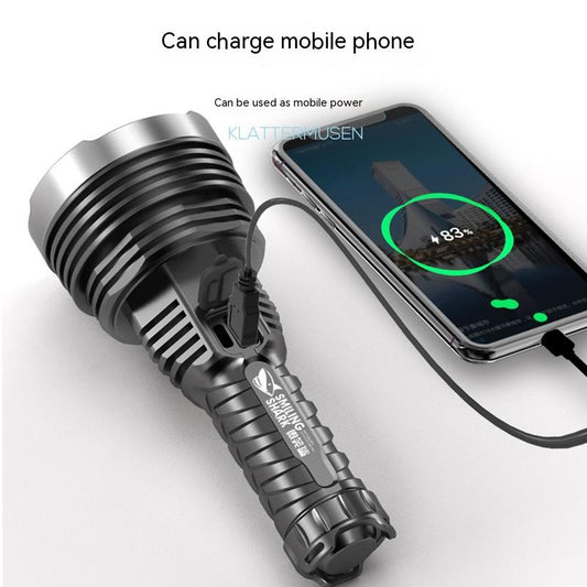 Linterna LED Recargable P90 Impermeable con Pantalla Digital - Potente Luz para Camping y Rescate