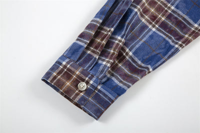 Camisa a Cuadros Desgastada para Hombre - Image 10