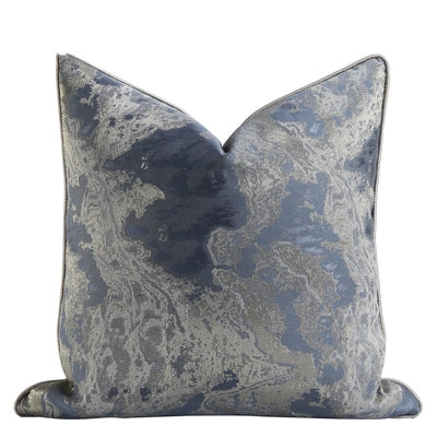 Funda de Almohada Jacquard Pintura China Azul Gris - Image 9