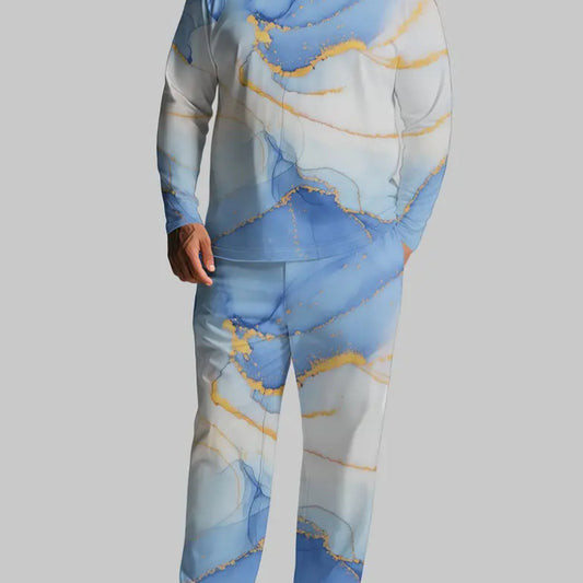 Traje Casual Estampado para Hombre - Elegancia Moderna - Image 2