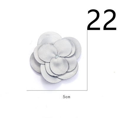 Diadema de Flores de Tela con Base Adhesiva para Hacer a Mano - Image 11