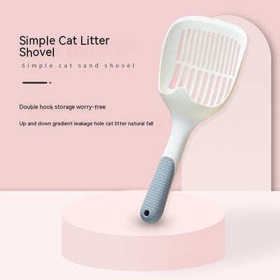 Pala Recogedora de Arena para Gatos con Mango Largo Minimalista