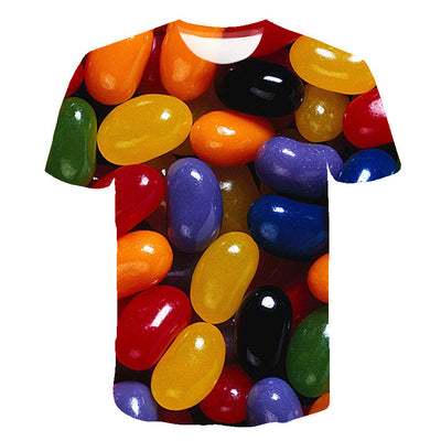 Playera Hombre Estampado 3D Frutas Digital - Importación Directa - Image 22
