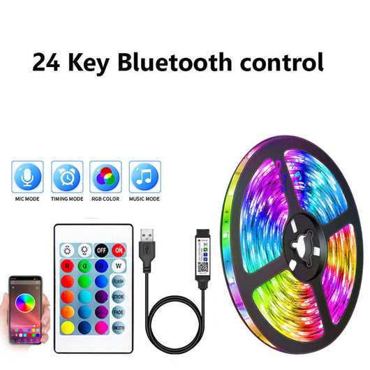 Tira LED Flexible RGB 5050 con Bluetooth USB 5V - Image 7