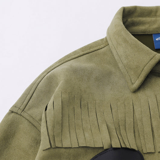 Chaqueta con Parches Bordados de Pistola - Manga Larga - Image 3