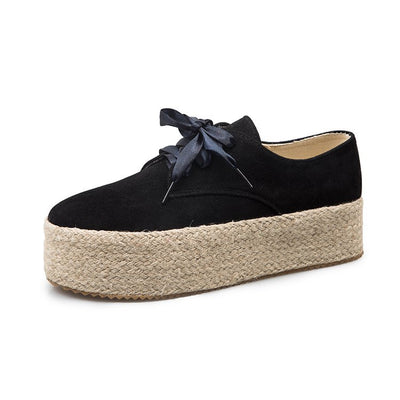 Zapatos Casuales para Mujer con Cordones y Punta Redonda - Image 12