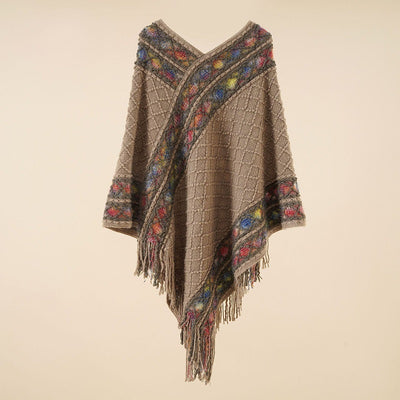 Chal Pullover Étnico con Diseño de Diamantes - Image 45
