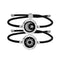 Sun-Moon Smart Sensing Couple Bracelet Silvery silvery A