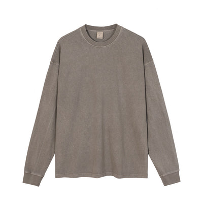Camiseta Vintage Lavada Oversized de Manga Larga Premium - Image 24